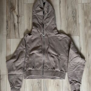 Abercrombie Crop Zip Hoodie